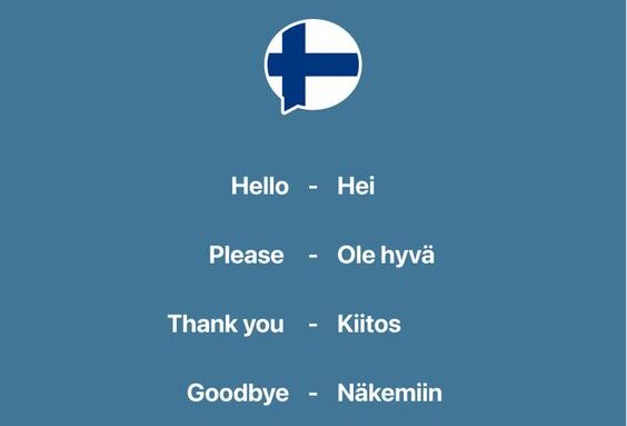 базовые финские слова